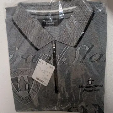 Munsingwear Grand Slam 하프 지퍼 피케 셔츠