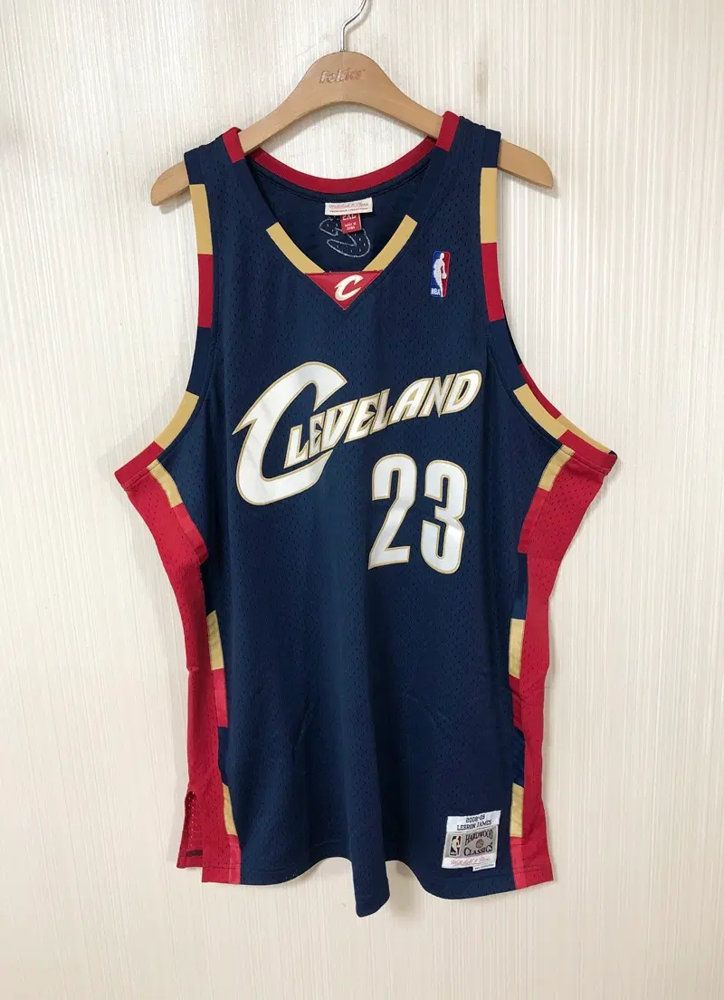 NBA 미첼앤네스 클리블랜드캐벌리어스 르브론 시티에디션 스윙맨 2XL