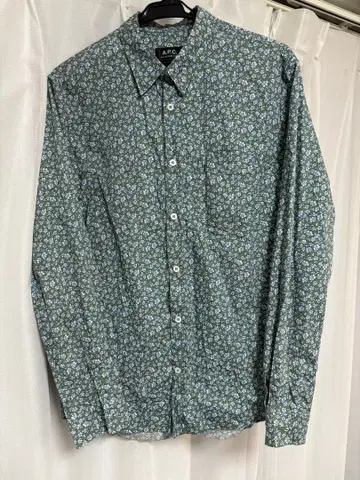 A.P.C. 꽃무늬 긴팔 셔츠