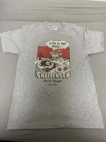 CHALLENGER T셔츠 그레이 남성용 M