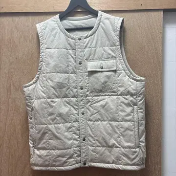 THE NORTH FACE 퀼팅 베스트 베이지 L