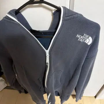 THE NORTH FACE 집업 후드티 그레이 S