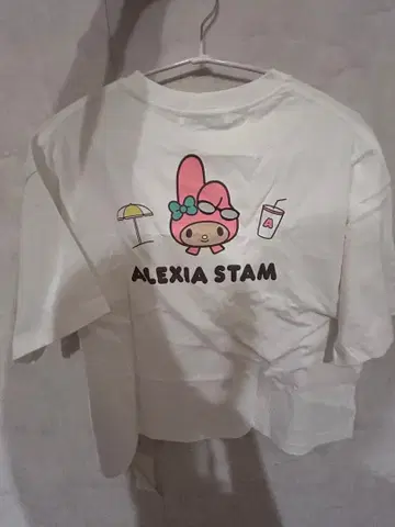 ALEXIA STAM 마이멜로디 T셔츠 화이트 F