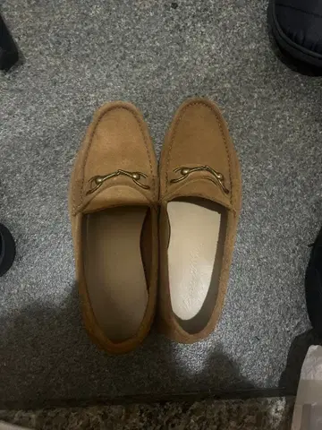 일모카시노 CUOIO 이탈리아제 비트 로퍼 스웨이드 모카 브라운