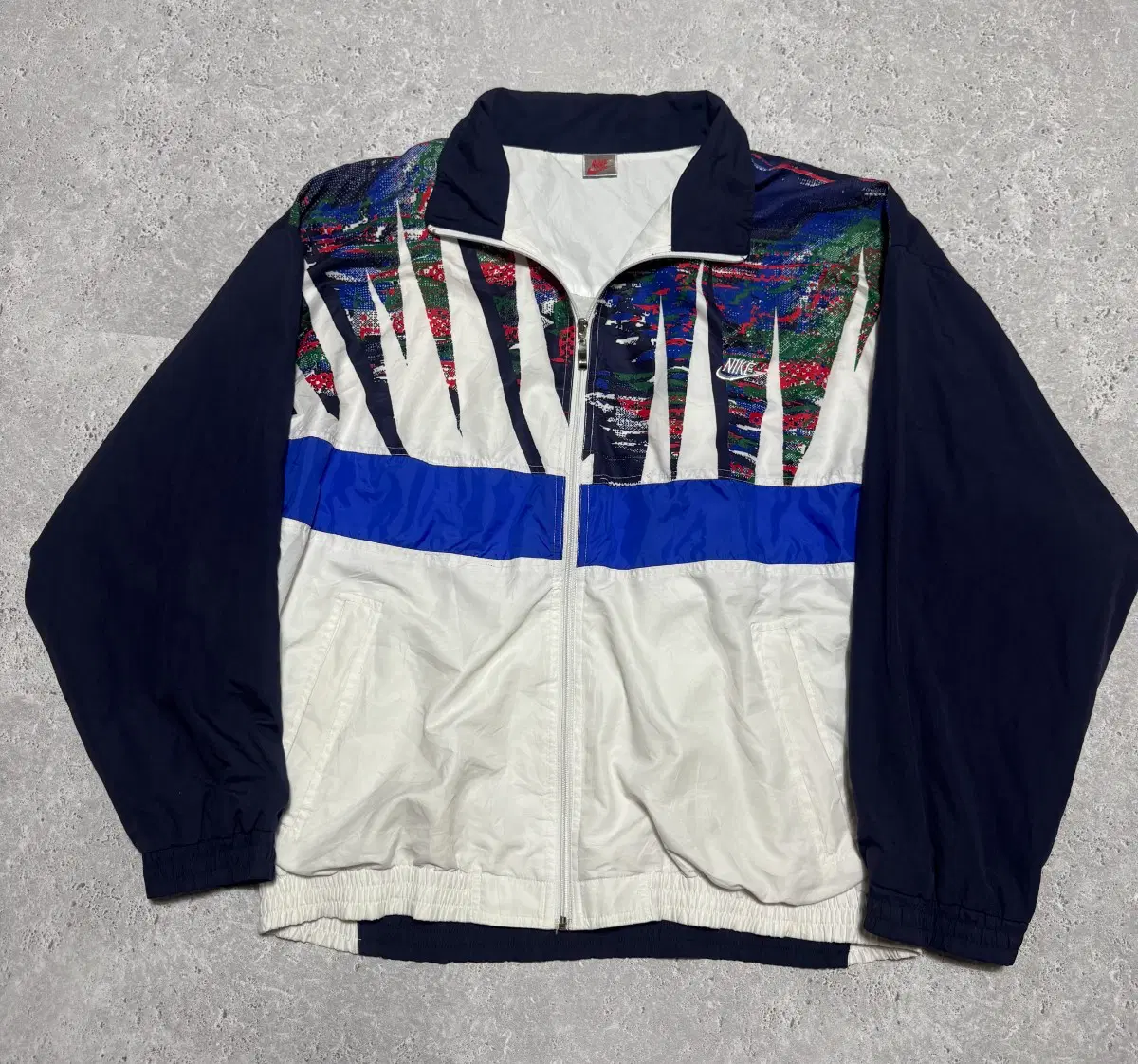 XL 나이키 90s 올드스쿨 바람막이 오버핏 자켓 코르티스