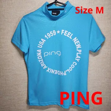 [ 새상품급 ] PING 핑 골프 모크넥 반팔 셔츠 여성용 M