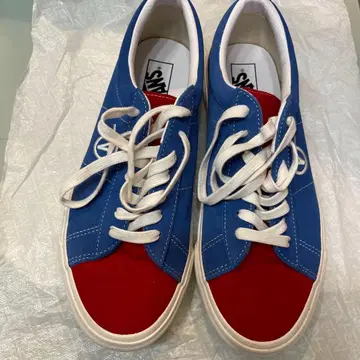 VANS 스니커즈 블루 레드 로우컷