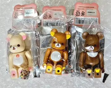 3개 세트 리락쿠마 BE@RBRICK 베어브릭 시리즈 45 100%