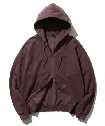 2026AW MARK GONZALES 지퍼 후드티 와인 레드