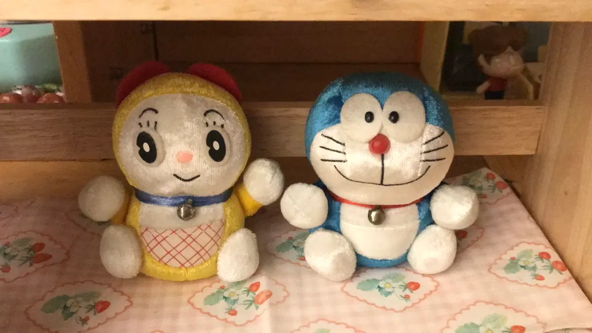 레어! 일본 고전 1990년대 2000년대 도라에몽 도라미 찰찰인형 세트
