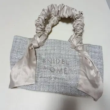 SNIDEL HOME 트위드 핸드백