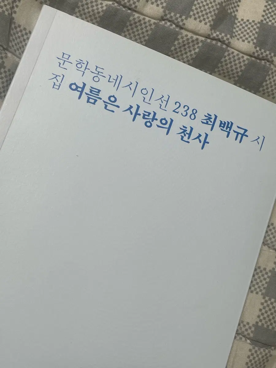 최백규 시인 시집 여름은 사랑의 천사