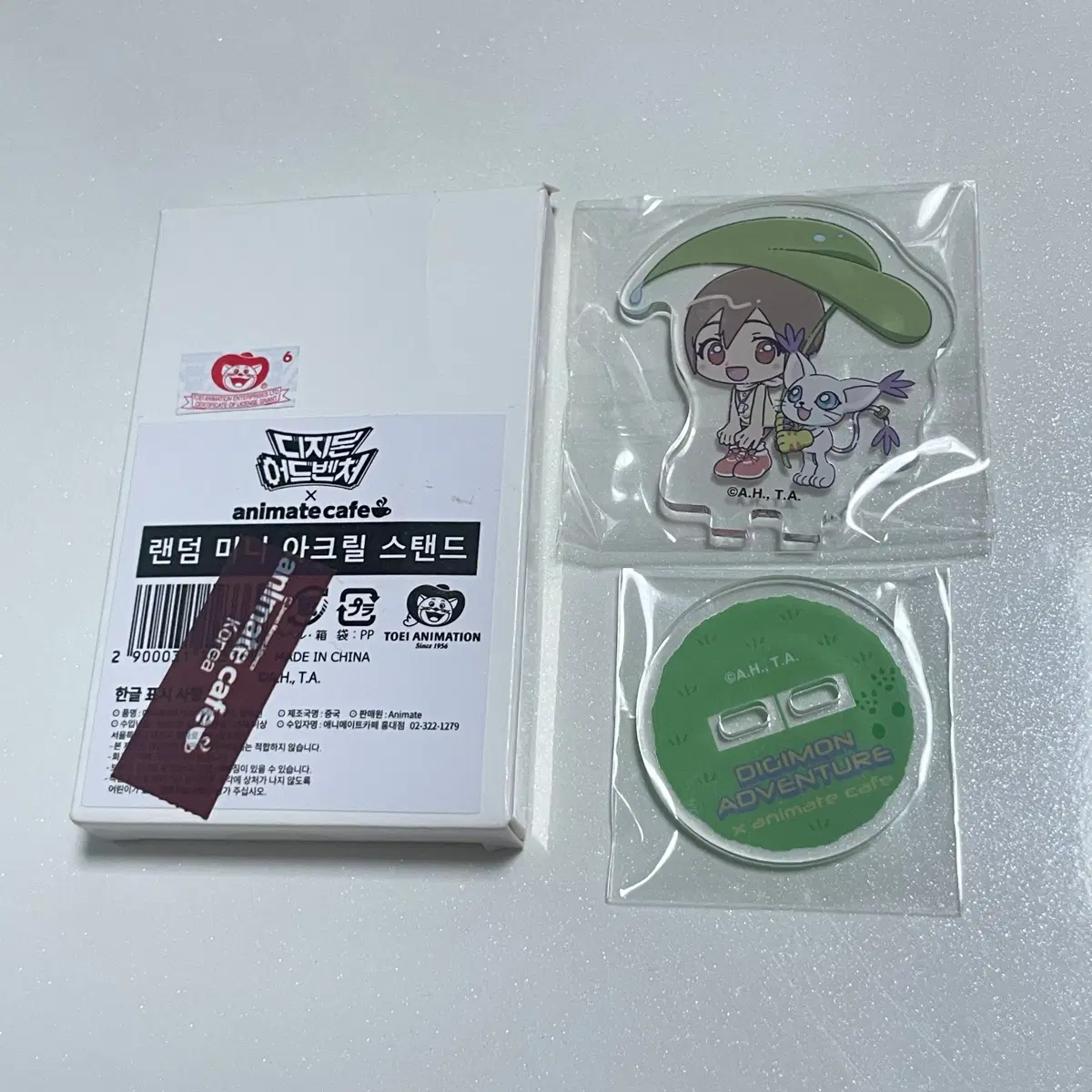 디지몬 애니메이트카페 랜덤 아크릴스탠드 나리 가트몬 미개봉