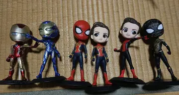 Qposket 6체 세트 Marvel 스파이더맨 아이언맨 외