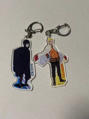 NARUTO 사스케 아크릴 키링 2종 세트