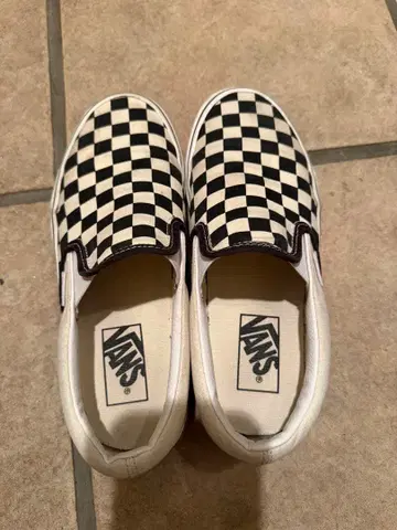VANS 체커 슬립온 23.5