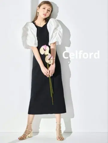 Celford 볼륨 소매 니트 타이트 원피스 정가 25300