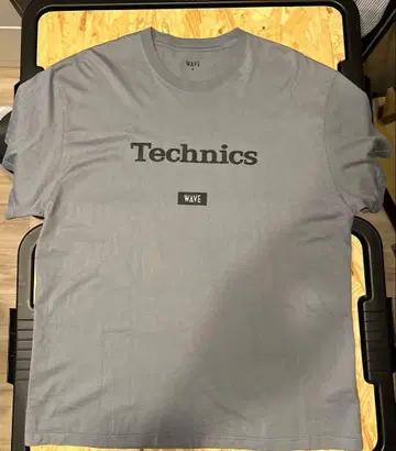 WAVE Technics 콜라보 T셔츠 그레이 M사이즈