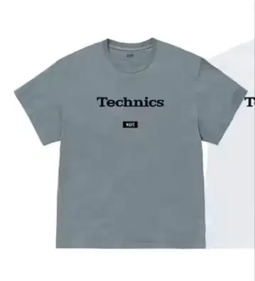 WAVE Technics 콜라보 T셔츠 그레이 M사이즈