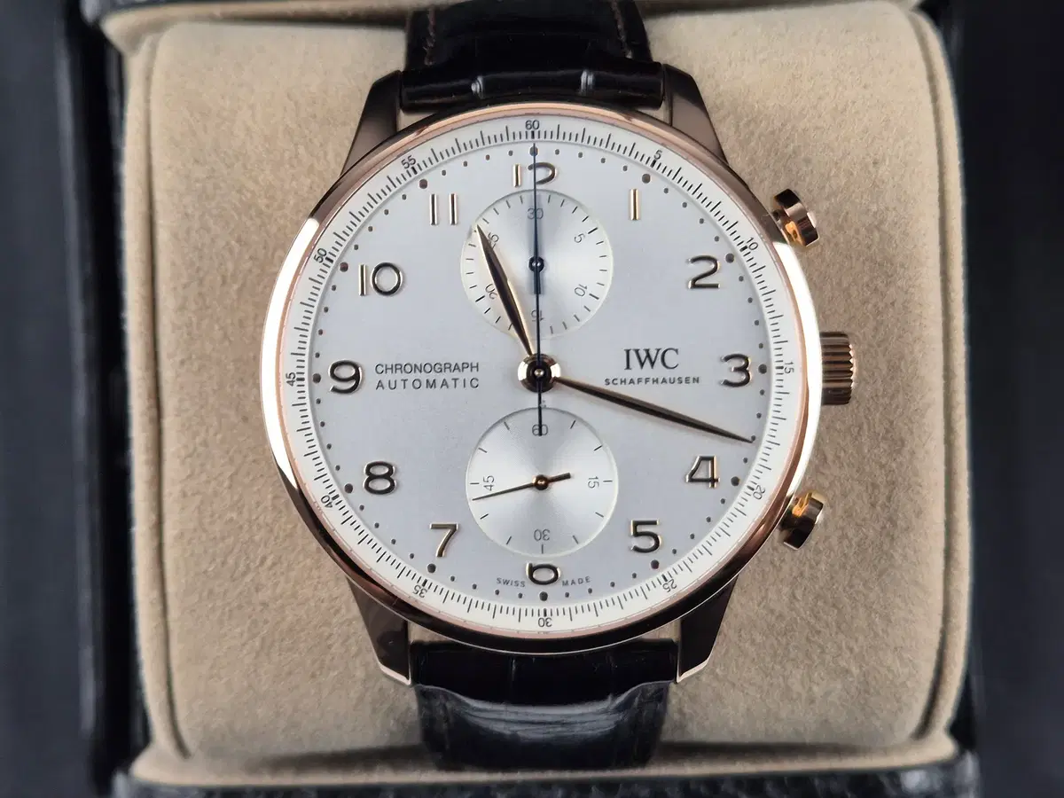 IWC 포르투기저 크로노그래프 금통
