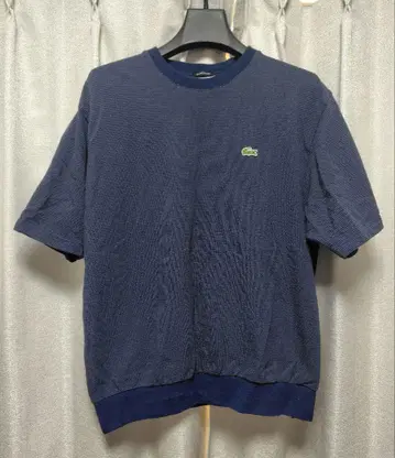 [별주] <LACOSTE> 보더 크루넥 T셔츠 유나이티드 애로우즈