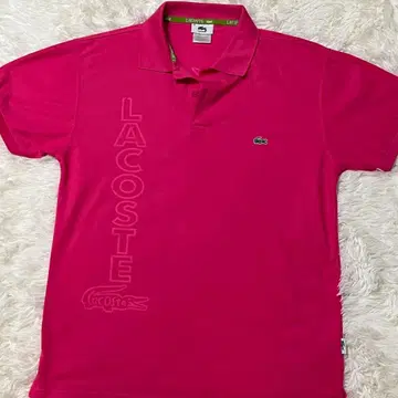LACOSTE 피케 셔츠 핑크 프랑스제 사이즈 4