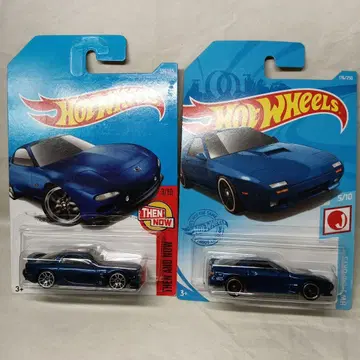 핫휠 마쓰다 RX-7 fc fd 블루