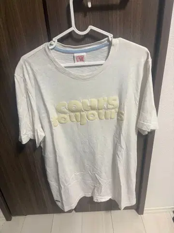 LACOSTE L!VE 티셔츠 화이트