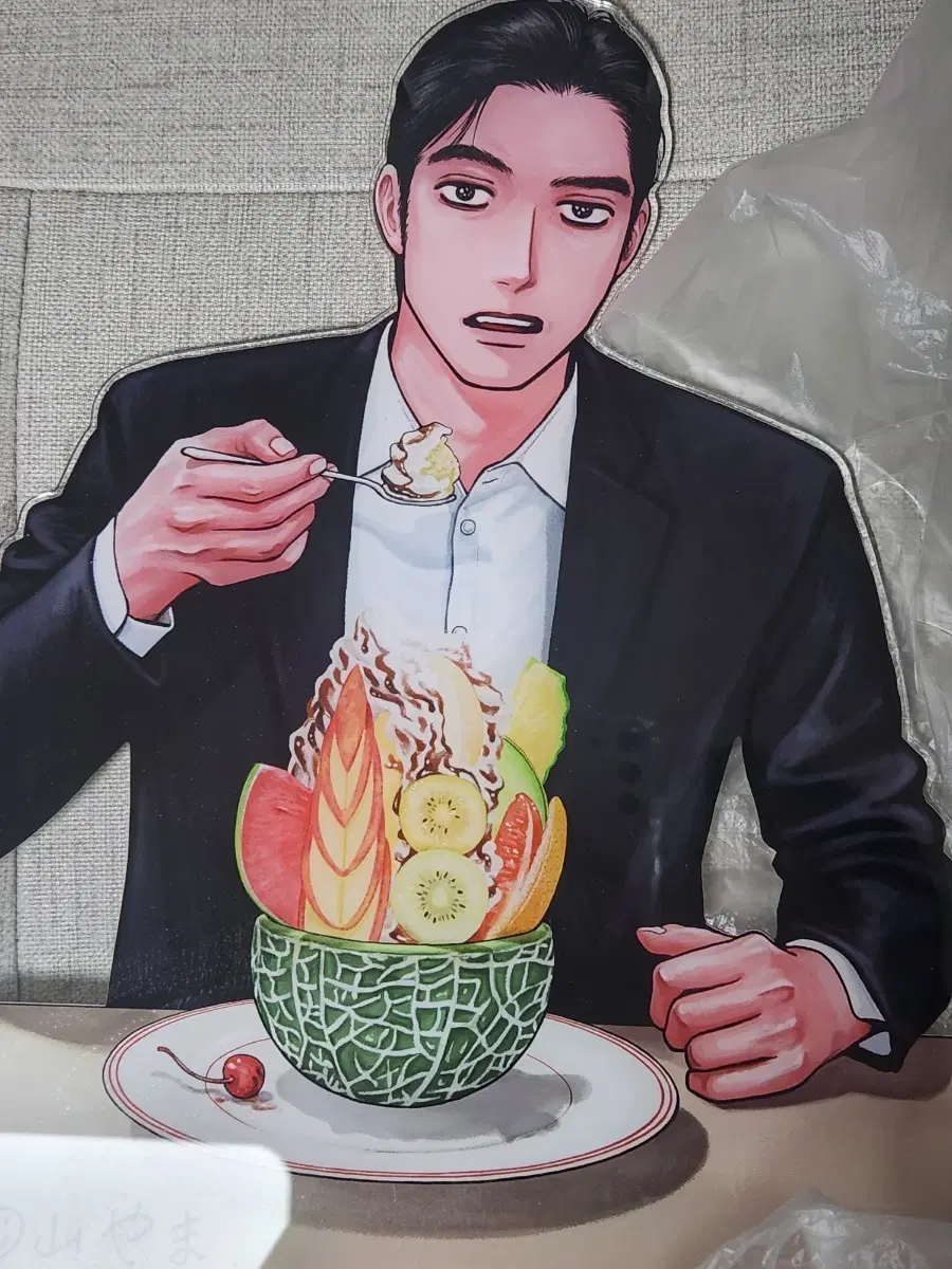 가라오케 가자 메론 쿄지 빅 아크릴 스탠드
