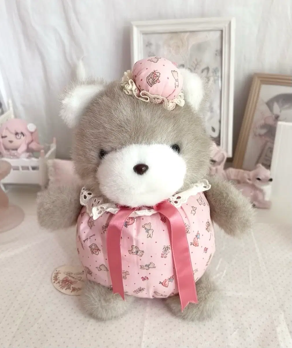 조이풀 곰돌이(20cm) 빈티지 인형