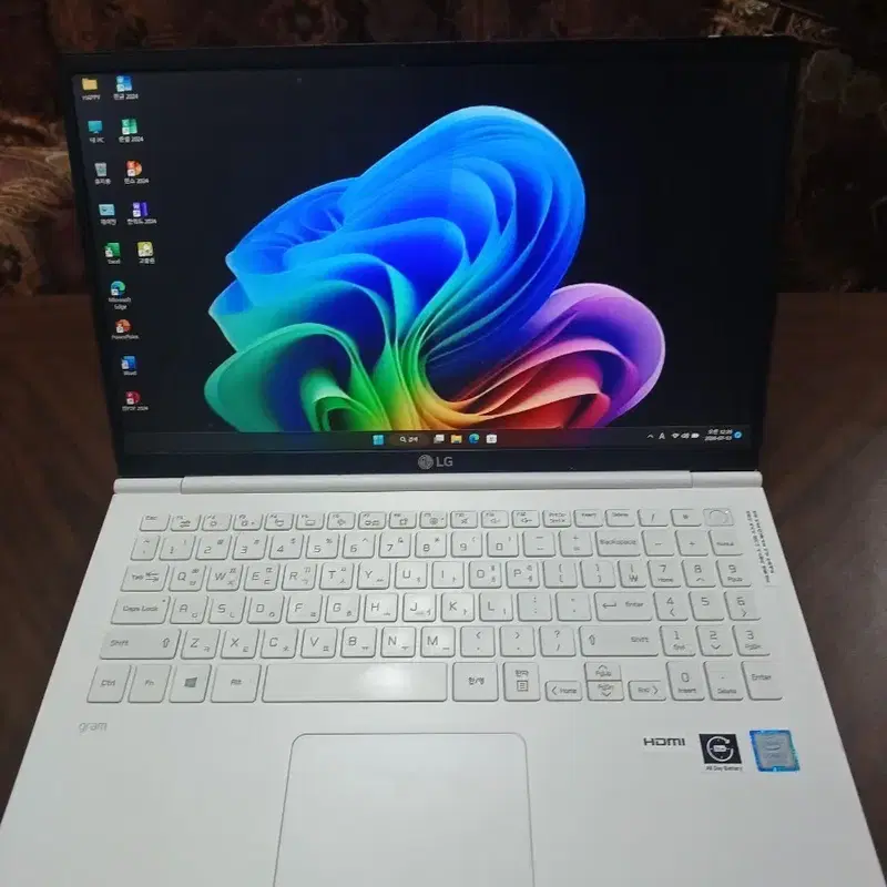 LG 그램 노트북 화이트 램12기가 듀얼SSD256기가