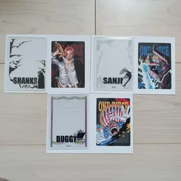 원피스 캐릭터 카드 컬렉션 카드 케이스 포함 3점