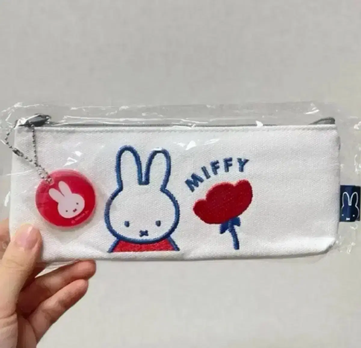 미피 miffy 한정판 심플 패브릭 필통 새상품