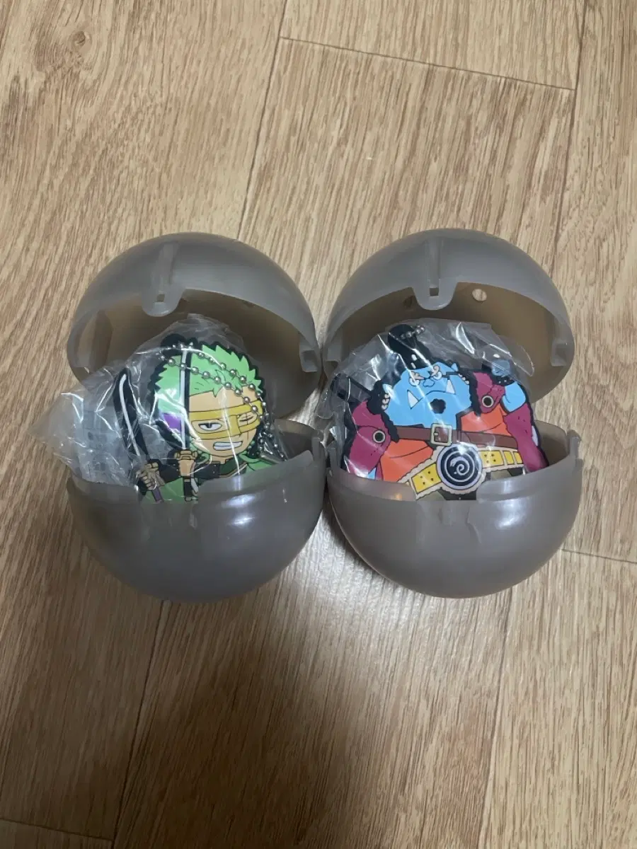 (새상품)원피스 엘바프 러버 고무 키링 가챠 조로 징베 일괄 팝니다