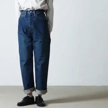 컨디션 최상 CIOTA 수빈 코튼 13.5oz 하이웨스트 데님 팬츠 28