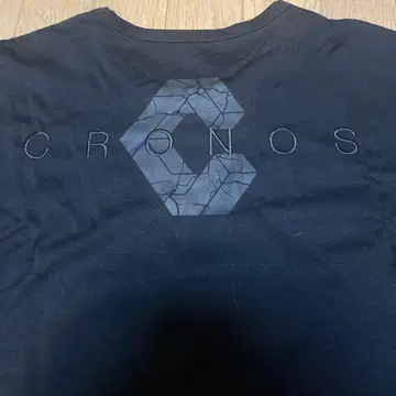 CRONOS 티셔츠 블랙 CP-TS
