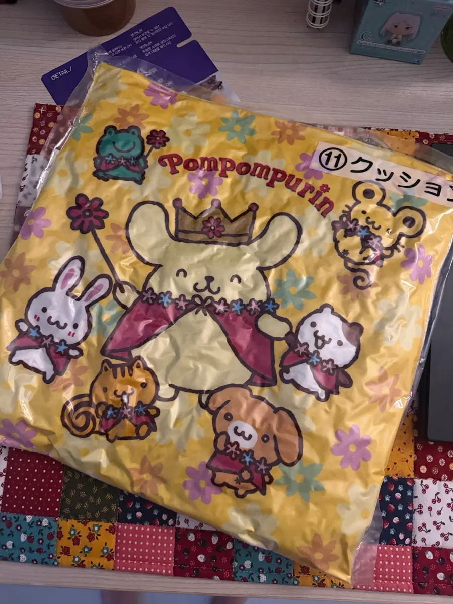 폼폼푸린 30주년 쿠지 11번상 쿠션