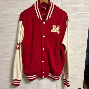 Russell Athletic 바시티 자켓 레드 M