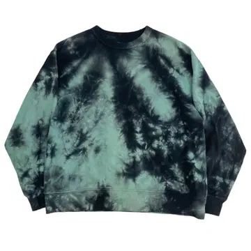 DRIES VAN NOTEN 드리스 타이다이 맨투맨 그린