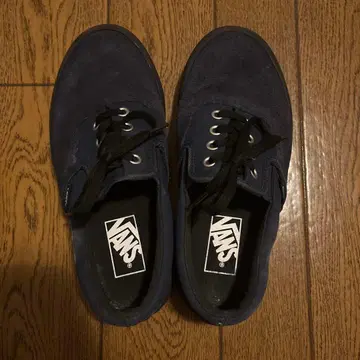 VANS 스니커즈 슬립온 네이비 스웨이드 23cm