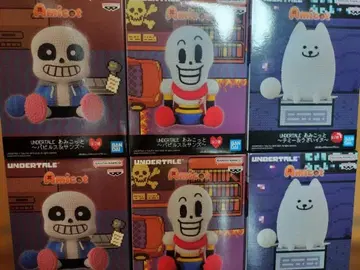 UNDERTALE 아미코토 산즈 파피루스 우자이이누 6세트