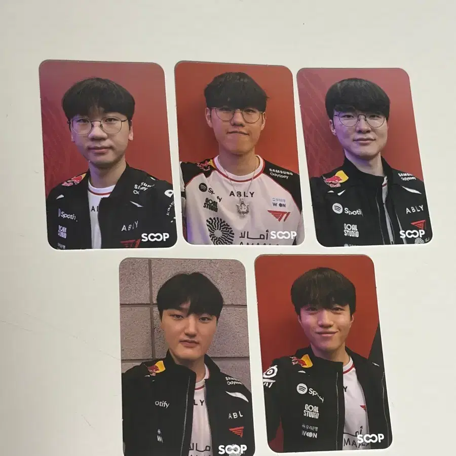 티원 msi 포카 5장 일괄