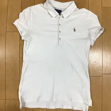 폴로 랄프 로렌 반팔 피케 셔츠 140 XS 자수 화이트