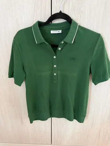 LACOSTE 반팔 피케 셔츠 그린