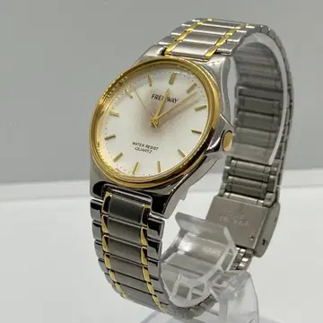 새상품급 가동품 FREE WAY WATER RESIST QUARTZ 실버
