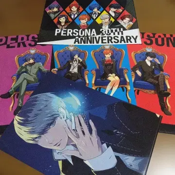 PERSONA 30th 클리어 파일 로손 5종 세트