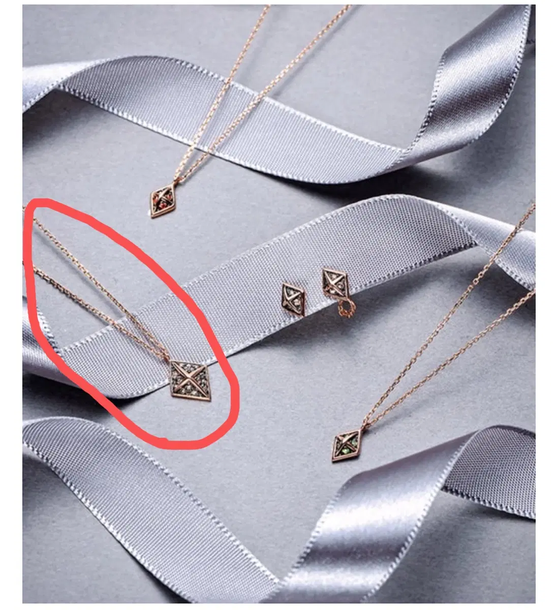 디디에두보 14k 몽파리 롱 목걸이