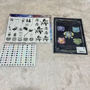 마법사의 약속 마호야쿠 문구점 노트 타투씰 저널 스티커