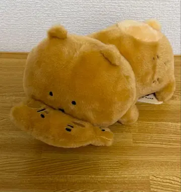 나가노 나무 조각 곰 봉제 인형
