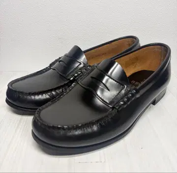 리걸 REGAL 로퍼 천연 가죽 FH14 23.5cm EEE 블랙 통학